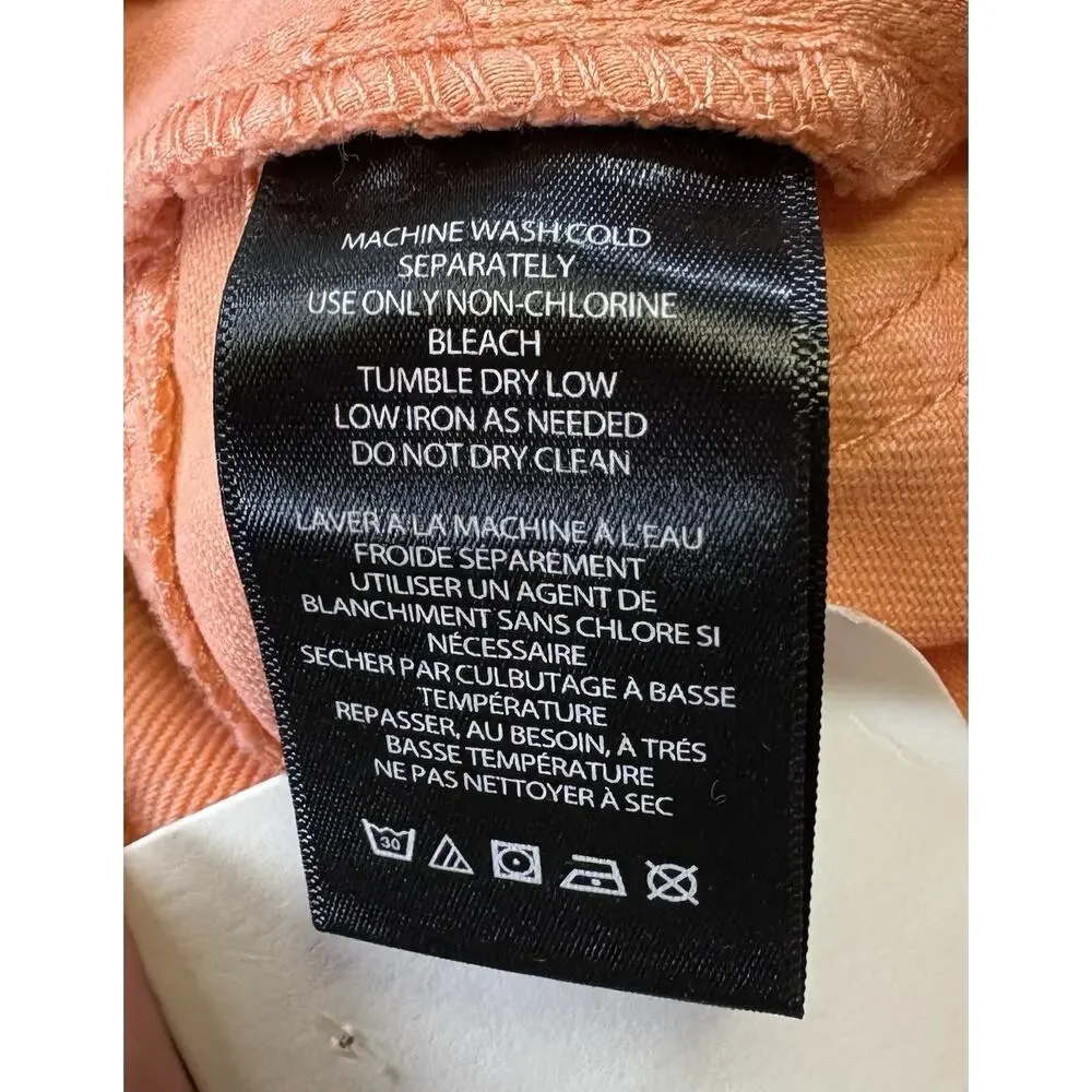 BDG Urban Outfitters Women's Low A-Wide Leg Denim Jeans Orange Size 25 - Picture 10 of 11